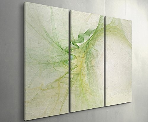 Sinus Art Green Dream Wandbild auf Leinwand Enigma Serie 3x90x40cm