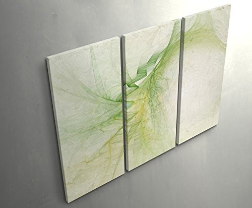 Sinus Art Green Dream Wandbild auf Leinwand Enigma Serie 3x90x40cm