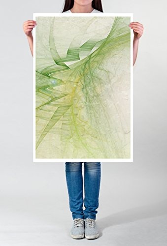 Green Dream - modernes abstraktes Bild Sinus Art -...