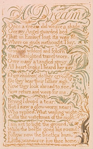 Spiffing Prints William Blake - A Dream - Extra Large - Matte Print
