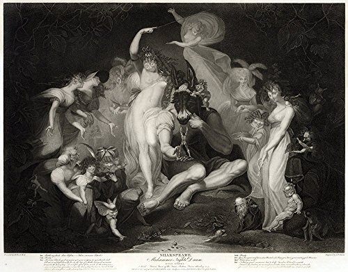 Spiffing Prints Henry Fuseli - Midsummer Nights Dream -...