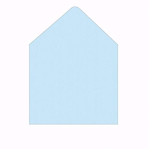 Faltkarte/Doppelkarte - Hellblau/Pastell / 100 Stück/Quadratisch 157 x 157 mm