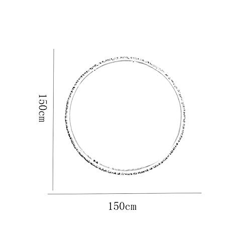 LJPzhp Strandtuch schnell trocknend Mikrofaser ultradünne Falte runde Farbe Dream Feather Splice Pattern 3 Arten sind verfügbar XY-25 (2)