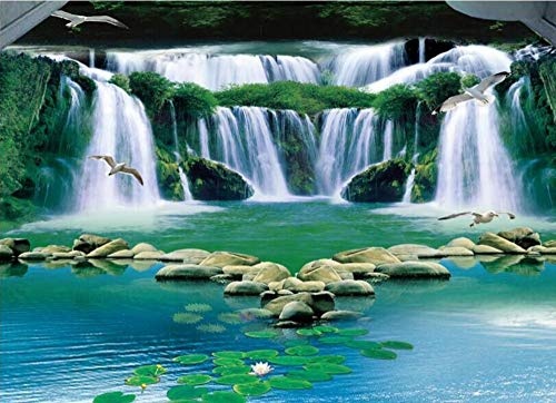 3D Wallpaper Wandbild 3D Wallpaper Dream Wasserfall...