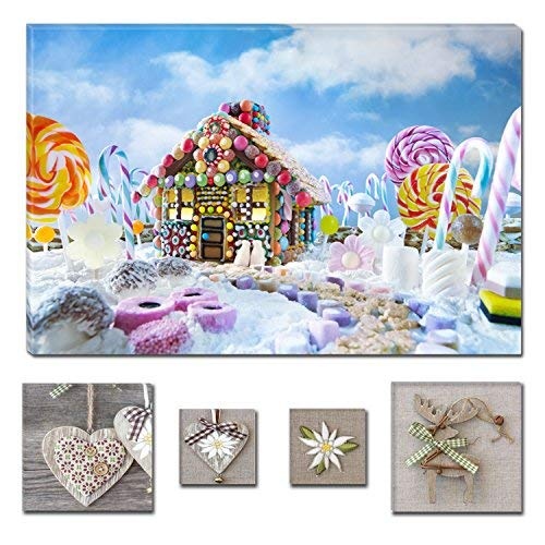 Eco Light Art Wand Leinwand Bundle Candy House Kinder S...