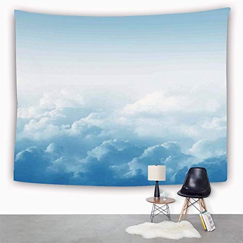 Yaoni Tapestry Wall Hanging,Clouds,Fluffy Clouds High...