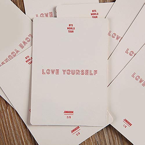 Saicowordist 12 Blätter KPOP BTS Offiziell Gleicher Absatz Polaroid Karte Set Persönliches Style Kleine Karte Foto Heißes Geschenk für Fans