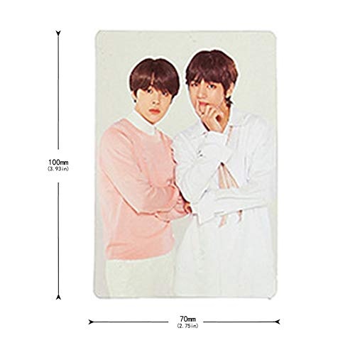 Saicowordist 12 Blätter KPOP BTS Offiziell Gleicher Absatz Polaroid Karte Set Persönliches Style Kleine Karte Foto Heißes Geschenk für Fans