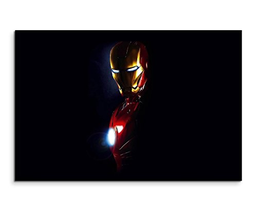 Iron Man Mask Wandbild 120x80cm XXL Bilder und...