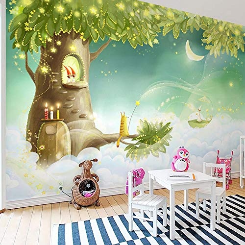 Custom Photo Wallpaper 3D Dream Cartoon Children Room Living Room Bedroom Home Decoration Wall Art Mural Wallpaper For Walls 250 * 175Cm