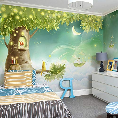 Custom Photo Wallpaper 3D Dream Cartoon Children Room Living Room Bedroom Home Decoration Wall Art Mural Wallpaper For Walls 250 * 175Cm