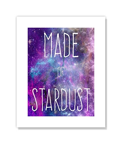 Casa Fine Arts Kunstdruck Stardust Dreams Boho-Galaxie Himmlische Astrologie, 20,3 x 25,4 cm, Violett
