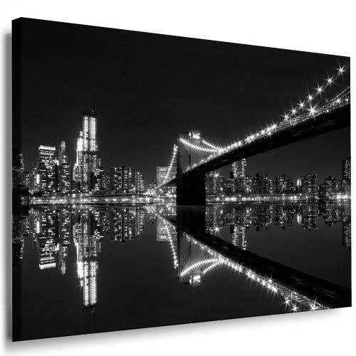 "New York" XXL Bild auf Leinwand -100x70cm k. Poster ! Bild fertig auf Keilrahmen ! Pop Art Bilder Wandbilder, Kunstdrucke und Gemälde / Bilder zur Dekoration - Deko
