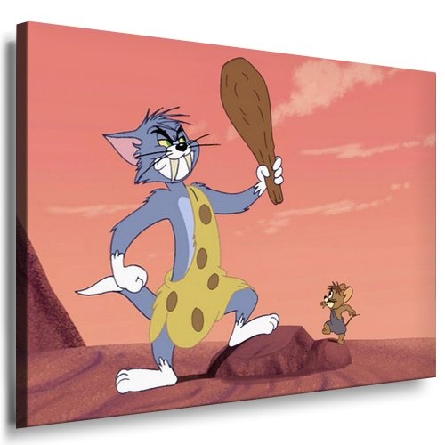 Tom und Jerry Kinderzimmer_Bild - 100x70cm k. Poster !...
