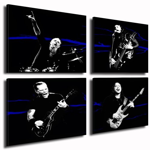 "Metallica" Kunstdruck - 4 Bilder je 50x50cm k....