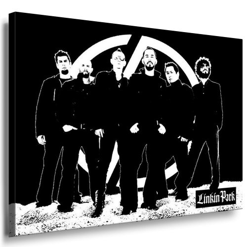 "Linkin Park" Leinwand Bild 100x70cm k. Poster ! Bild fertig auf Keilrahmen ! Pop Art Gemälde Kunstdrucke, Wandbilder, Bilder zur Dekoration - Deko. Musik Stars Kunstdrucke
