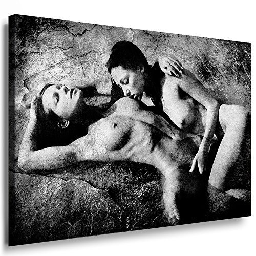 Bild auf Leinwand - Erotic Art Fingering - Fotoleinwand24 / AA0464 / Schwarz / 80x60 cm