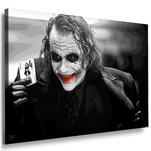 Bild auf Keilrahmen - Joker - Fotoleinwand24 / AA0161 / Schwarz-Weiß / 120x80 cm
