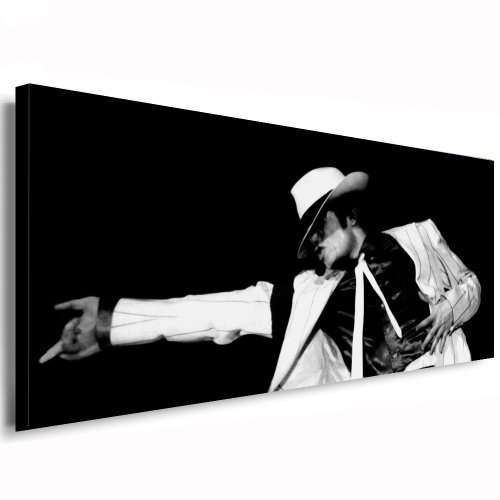 Michael Jackson Leinwand Bild 120x50cm k. Poster ! Bild fertig auf Keilrahmen - Pop Art Gemälde Kunstdrucke, Wandbilder, Bilder zur Dekoration - Deko. Musik Stars Kunstdrucke