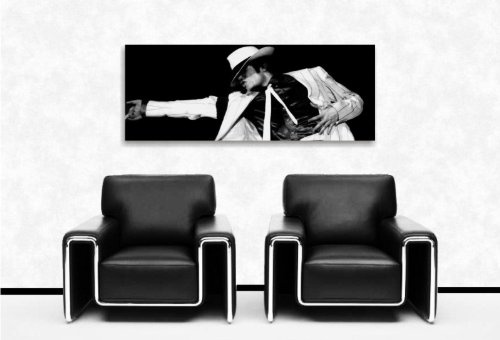 Michael Jackson Leinwand Bild 120x50cm k. Poster ! Bild fertig auf Keilrahmen - Pop Art Gemälde Kunstdrucke, Wandbilder, Bilder zur Dekoration - Deko. Musik Stars Kunstdrucke