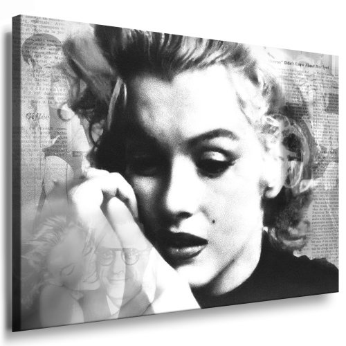 Kunstdruck Marilyn Monroe Bild fertig auf Keilrahmen ! Pop Art Gemälde Kunstdrucke, Wandbilder, Bilder zur Dekoration - Deko. Film / Movie / Tv Stars Kunstdrucke