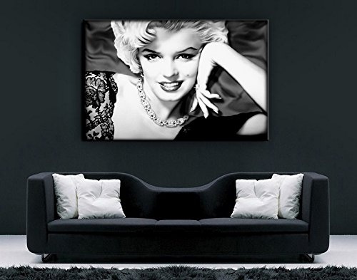 Kunstdruck "Marilyn Monroe" / Bild 100x70cm / Leinwandbild fertig auf Keilrahmen / Leinwandbilder, Wandbilder, Poster, Pop Art Gemälde, Kunst - Deko Bilder