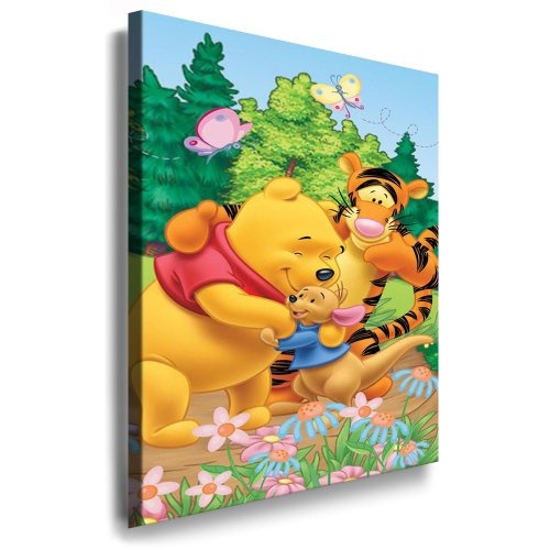 Winnie the Pooh Kinderzimmer Kunstdruck Bild 100x70cm k....