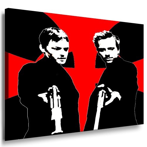 Boondock Saints Leinwand Bild 70x70cm k. Poster ! Bild fertig auf Keilrahmen ! Pop Art Gemälde Kunstdrucke, Wandbilder, Bilder zur Dekoration - Deko. Film / Movie /Tv Stars Kunstdrucke