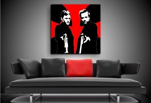 Boondock Saints Leinwand Bild 70x70cm k. Poster ! Bild fertig auf Keilrahmen ! Pop Art Gemälde Kunstdrucke, Wandbilder, Bilder zur Dekoration - Deko. Film / Movie /Tv Stars Kunstdrucke