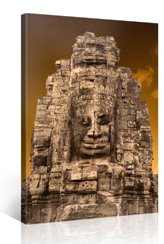 Gallery of Innovative Art Bayon Temple - 100x75cm Premium...