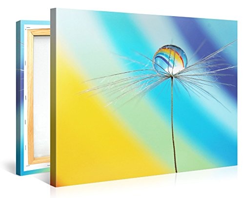 Gallery of Innovative Art - Rainbow Light - 100x75cm Premium Kunstdruck Wand-Bild - Leinwand-Druck in deutscher Marken-Qualität - Leinwand-Bilder auf Holz-Keilrahmen als moderne Wanddekoration