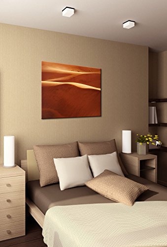 Gallery of Innovative Art - Sand Mountain - 100x75cm Premium Kunstdruck Wand-Bild - Leinwand-Druck in deutscher Marken-Qualität - Leinwand-Bilder auf Holz-Keilrahmen als moderne Wanddekoration