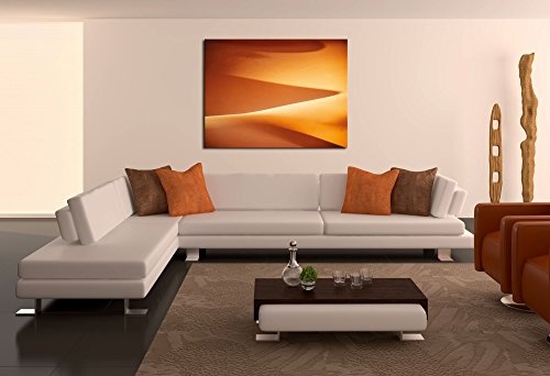 Gallery of Innovative Art - Lovely Sand Dunes - 100x75cm Premium Kunstdruck Wand-Bild - Leinwand-Druck in deutscher Marken-Qualität - Leinwand-Bilder auf Holz-Keilrahmen als moderne Wanddekoration