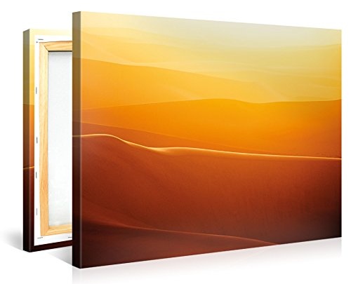 Gallery of Innovative Art - Desert Heat - 100x75cm Premium Kunstdruck Wand-Bild - Leinwand-Druck in deutscher Marken-Qualität - Leinwand-Bilder auf Holz-Keilrahmen als moderne Wanddekoration