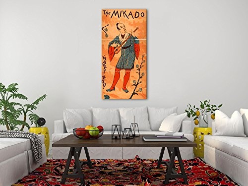 Gallery of Innovative Art Premium Leinwanddruck 50x100cm - The Mikado - Kunstdruck Auf Leinwand Auf 2cm Holz-Keilrahmen Für Wohn- Und Schlafzimmer - Vintage Plakatsammlung