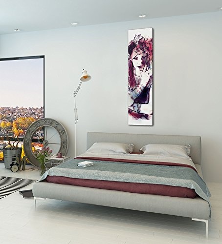 Gallery of Innovative Art Premium Leinwanddruck 30x120cm - Rouge XXL Kunstdruck Auf Leinwand Auf 2cm Holz-Keilrahmen - Handgemachte Fotoleinwand Für Wohn- Und Schlafzimmer Von Galen Valle