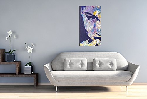 Premium Kunstdruck Wand-Bild - Artwork Girl - 50x100cm XXL Leinwand-Druck in deutscher Marken-Qualität - Leinwand-Bilder auf Holz-Keilrahmen als moderne Wohnzimmer-Deko ...