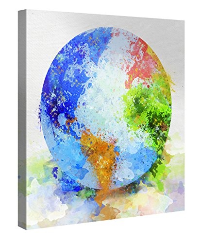 Premium Kunstdruck Wand-Bild - Colourful World - 80x80cm...
