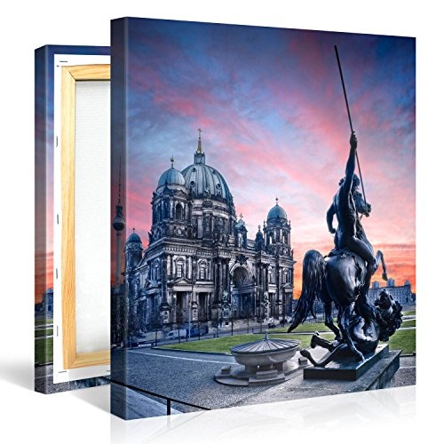 Premium Kunstdruck Wand-Bild - Berlin Cathedral - 80x80cm...