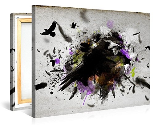 Premium Kunstdruck Wand-Bild - The Beast - 100x75cm - XXL Leinwand-Druck in deutscher Marken-Qualität - Leinwand-Bilder auf Holz-Keilrahmen als moderne Wohnzimmer-Deko