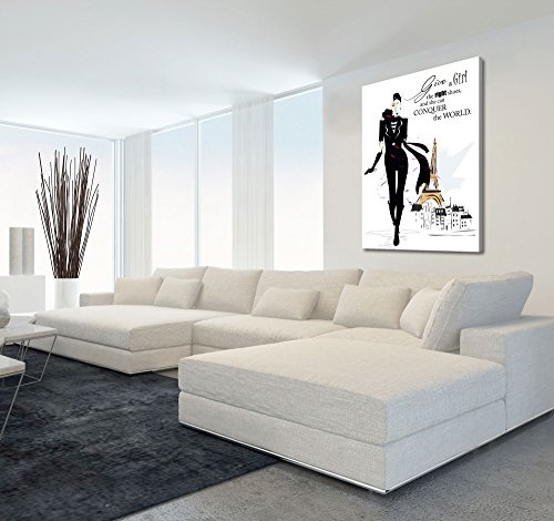 Gallery of Innovative Art Premium Leinwanddruck 75x100cm - Girly Shoes - Kunstdruck Auf Leinwand Auf 2cm Holz-Keilrahmen Für Wohn- Und Schlafzimmer