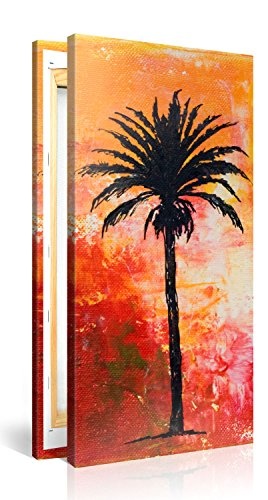 Palm - Premium Kunstdruck Wand-Bild - 50x100cm XXL...