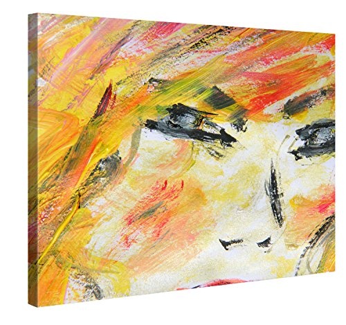 Premium Kunstdruck Wand-Bild - Blond Girl - 100x75cm -...
