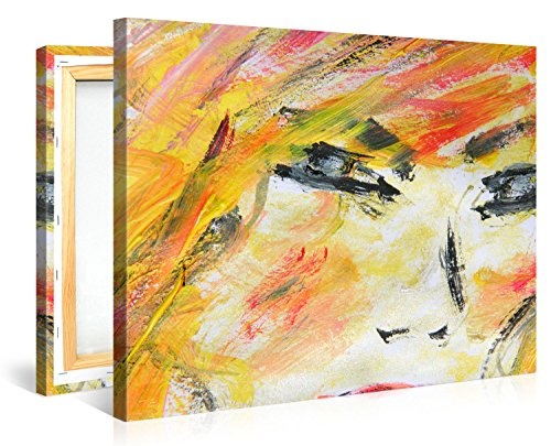 Premium Kunstdruck Wand-Bild - Blond Girl - 100x75cm - Modern Art XXL Giclee canvas print, Wall Art canvas picture - Canvas print stretched on a frame - XXL Canvas images in High Definition