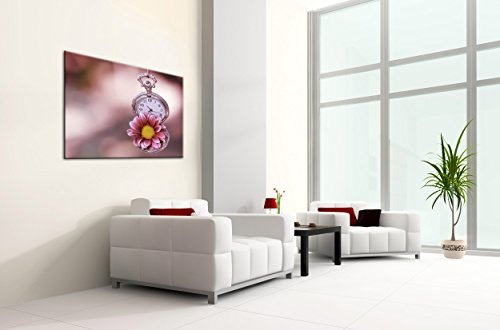 Gallery of Innovative Art - Flowery Time - 100x75cm Premium Kunstdruck Wand-Bild - Leinwand-Druck in deutscher Marken-Qualität - Leinwand-Bilder auf Holz-Keilrahmen als moderne Wanddekoration