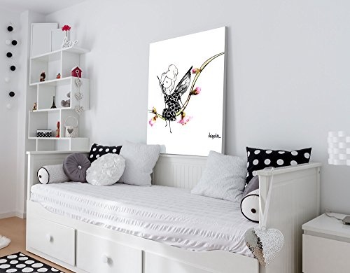 Gallery of Innovative Art Premium Kunstdruck Wand-Bild - Vivianamori, 100 Prozent  Polyester/100 Prozent  Pine wood, Mehrfarbig, 80 x 60 x 2 cm, 1 Einheiten