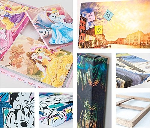Wasser Steine Sonne Leinwand Bilder (PP138O1FW) - Wallsticker Warehouse - Size O1 - 100cm x 75cm - 230g/m2 Canvas - 1 Piece