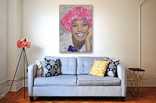 Kunstbruder Zimmerbild Red Hair Houston (Div. Grössen) - Kunstdruck auf Leinwand/Wandbild Streetart Bild 100x120cm