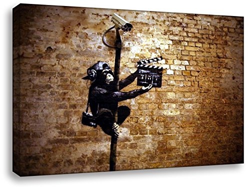 Kunstbruder Banksy Bild auf Leinwand - Leake Street (Div....