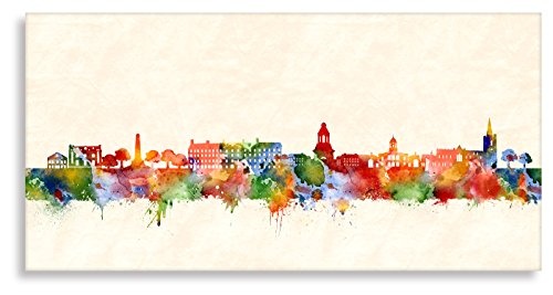 Kunstbruder Dublin Stadt Skyline - Wandbild - Farbe (Div....
